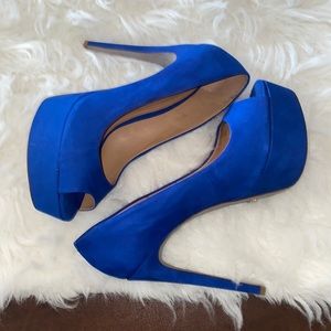 🤩Schutz Surf Blue Platform Heels🤩